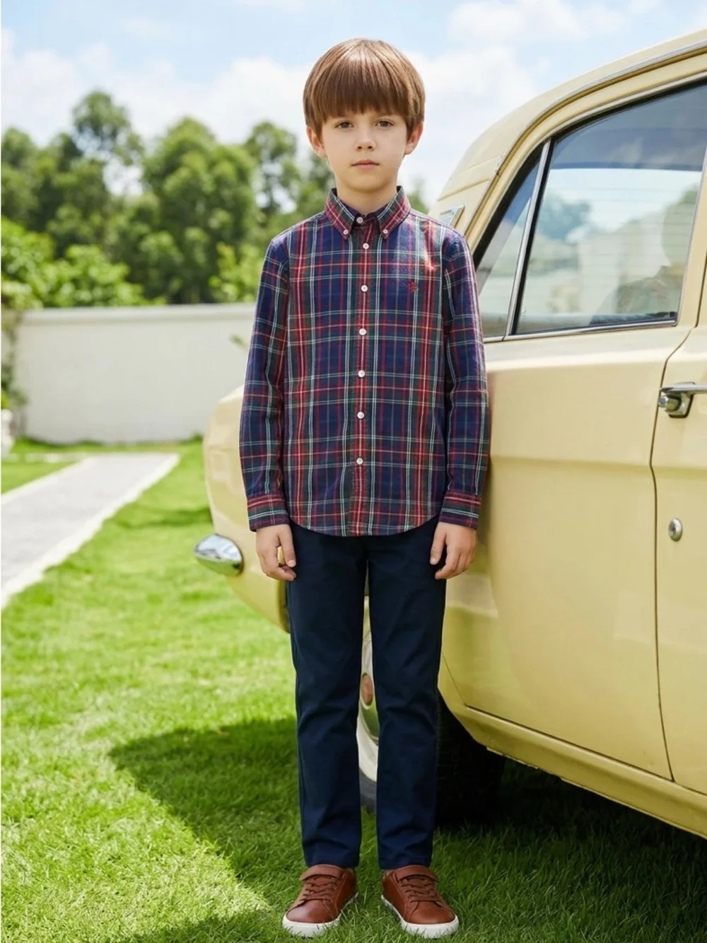Vintage Ralph Lauren Flannel Big Kid Shirt